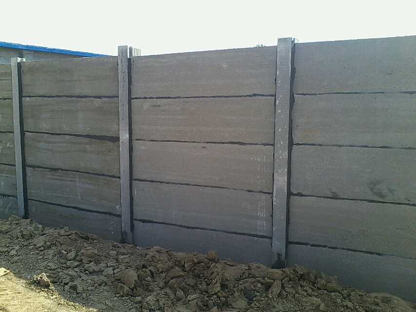 水泥板围墙安装